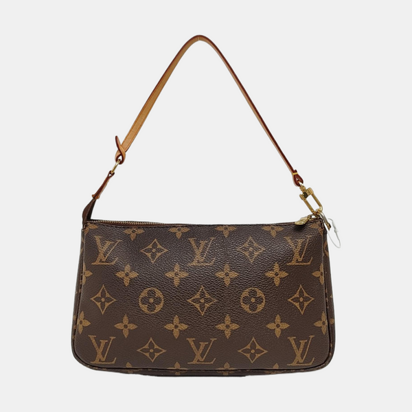 ACCESSOIRES Monogram Coated Canvas Brown
