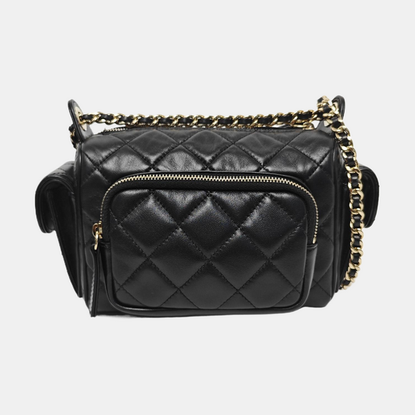 Quilted Lambskin Black