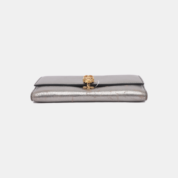 Calfskin Wallet Gray