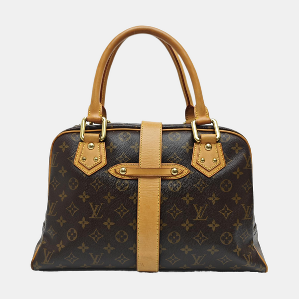 MANHATTAN GM Monogram Coated Canvas Brown