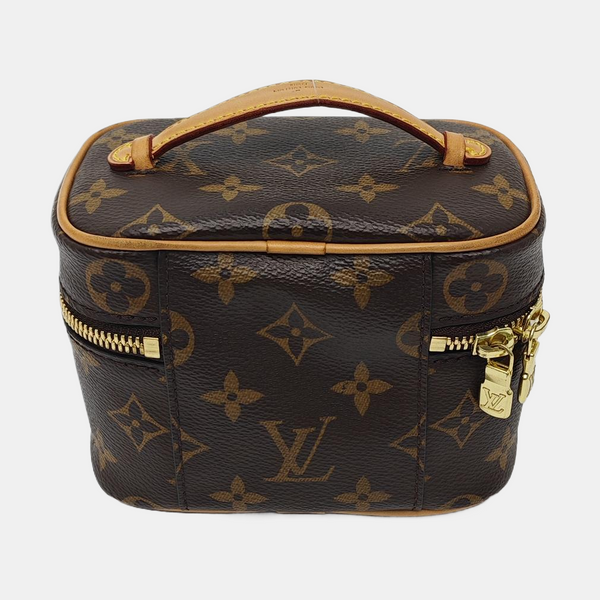 NICE Super Mini Monogram Coated Canvas Brown