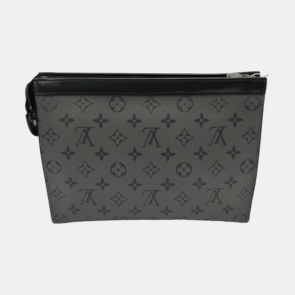 Pochette Voyag MM Monogram Coated Canvas Gray