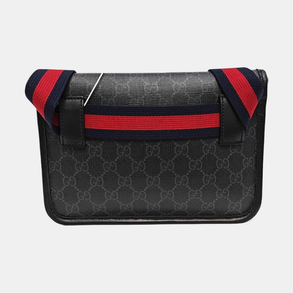 Neo Vintage Monogram Coated Canvas Black