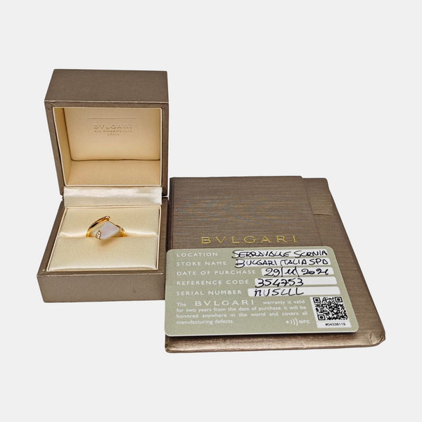 BVLGARI BVLGARI Anillo de oro rosa de 18k EU 52