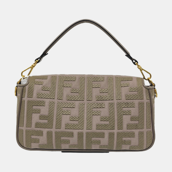 Authenticated pre-owned Baguette Medium Fabric Brown - Shoulder Bag at Looply