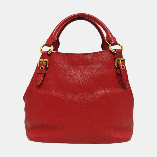 Bow Calfskin Red