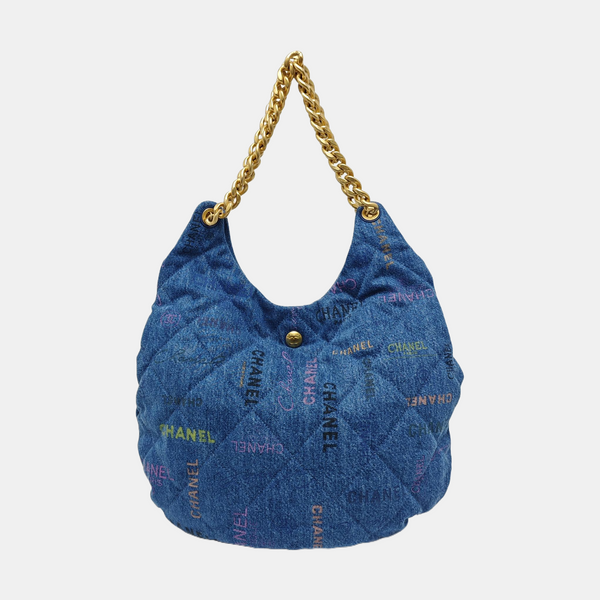 Quilted Fabric Blue