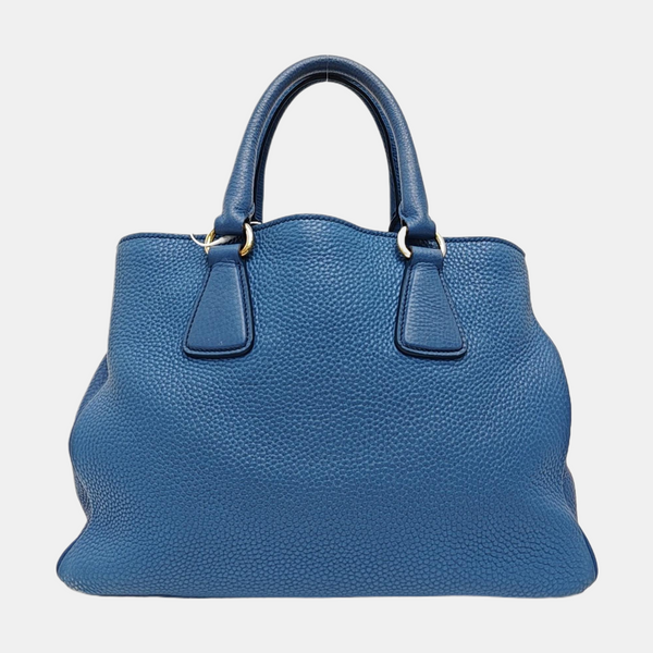 Calfskin Tote Bag Blue