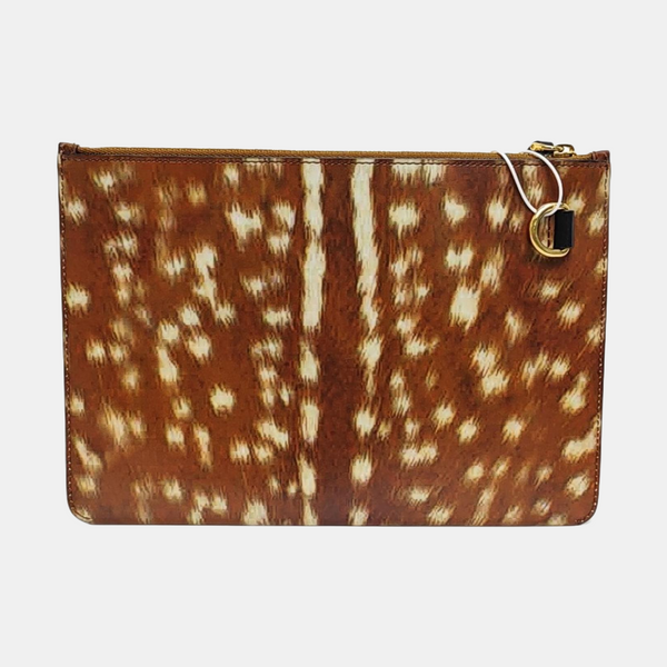 Calfskin Top Handle Bag Brown