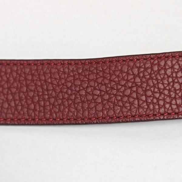 Leather Belt Red