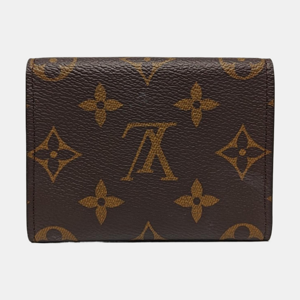 ENVELOPPE Monogram Coated Canvas Brown Wallet
