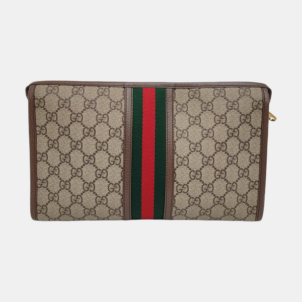 Ophidia Monogram Coated Canvas Beige