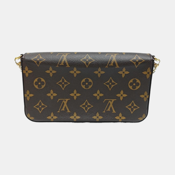 FÉLICIE Monogram Coated Canvas Brown