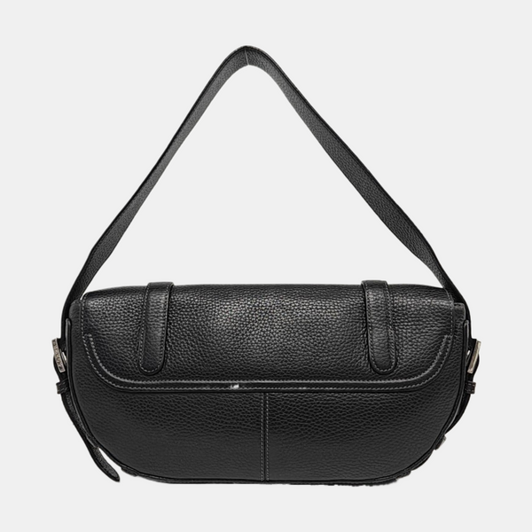 Calfskin Top Handle Bag Black