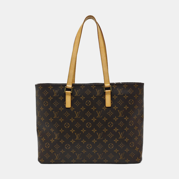 VINTAGE VAVIN GM Monogram Coated Canvas Brown