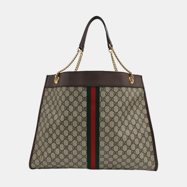Rajah Monogram Coated Canvas Beige