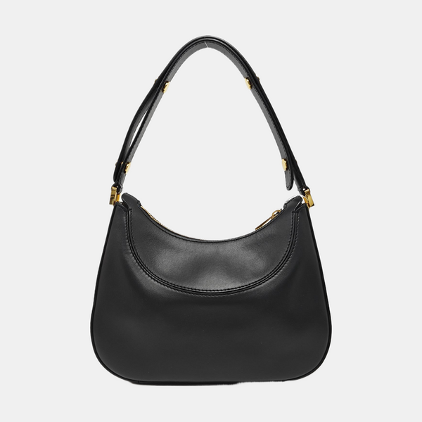 Leather Shoulder Bag Black