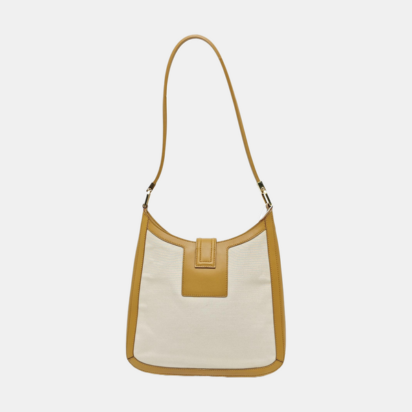 Canvas Shoulder Bag Beige