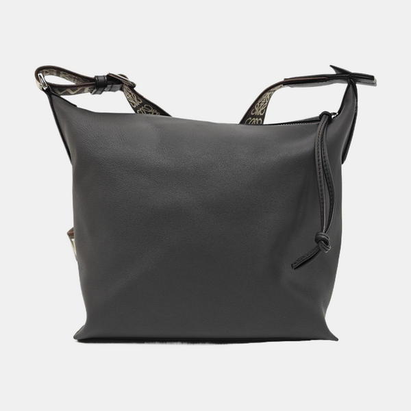 Calfskin Shoulder Bag Gray