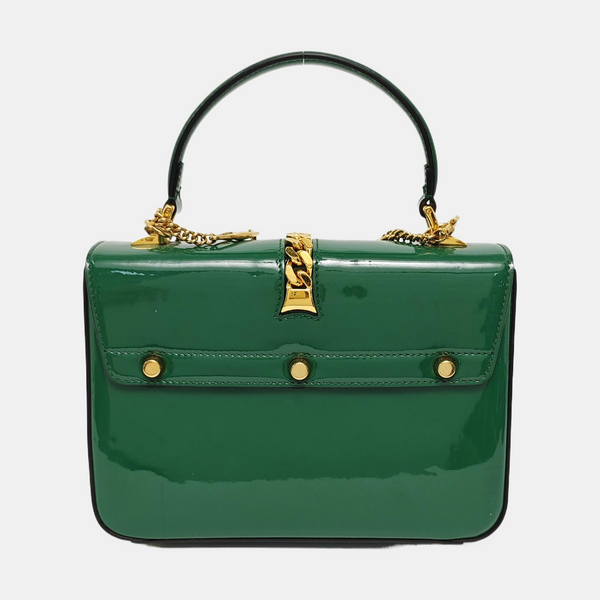 Sylvie 1969 Mini Patent Leather Green