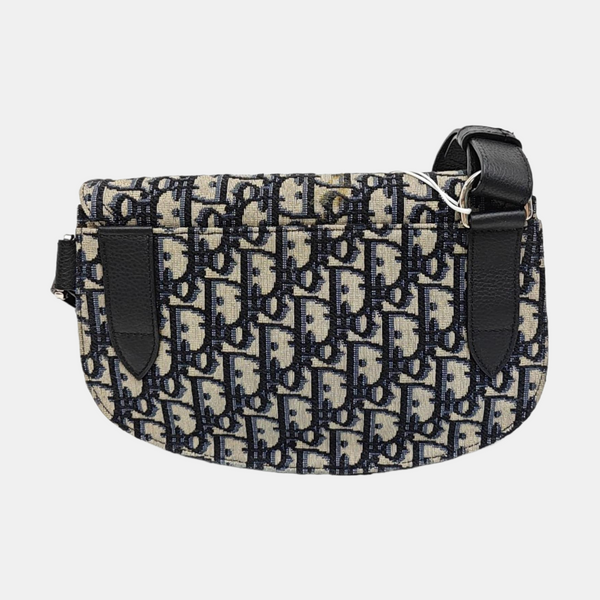 Saddle Oblique Canvas Blue
