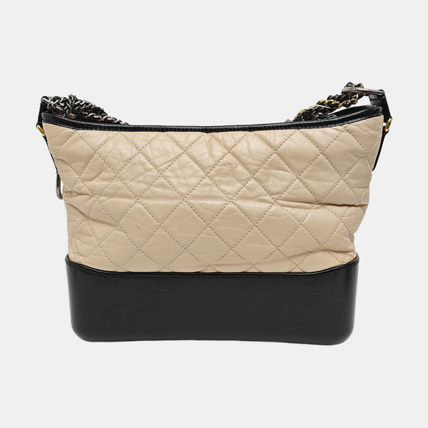 GABRIELLE Medium Quilted Calfskin Pink