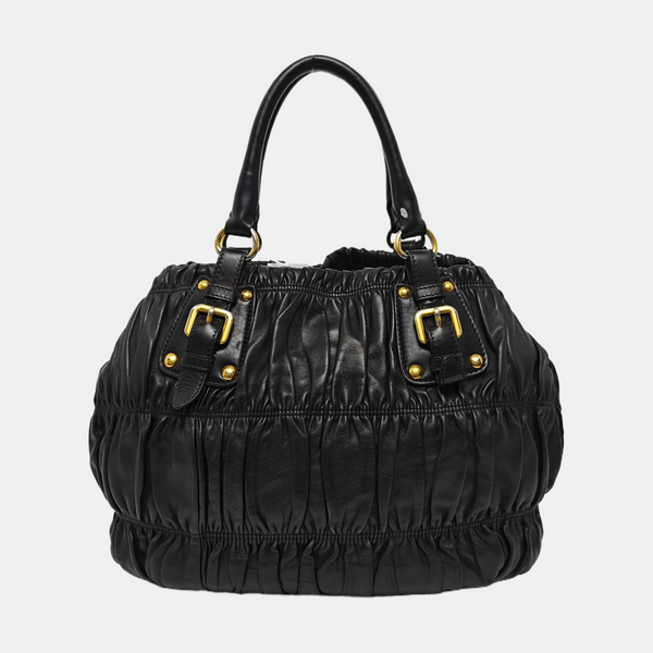 Gaufre Calfskin Black