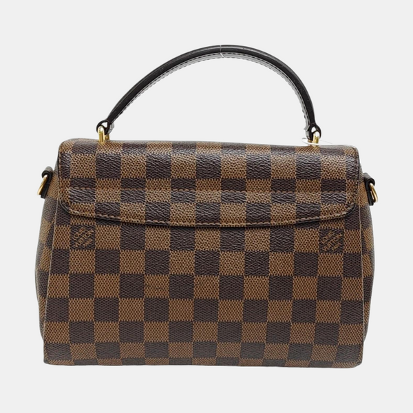 CROISETTE Damier Ebene Coated Canvas Brown