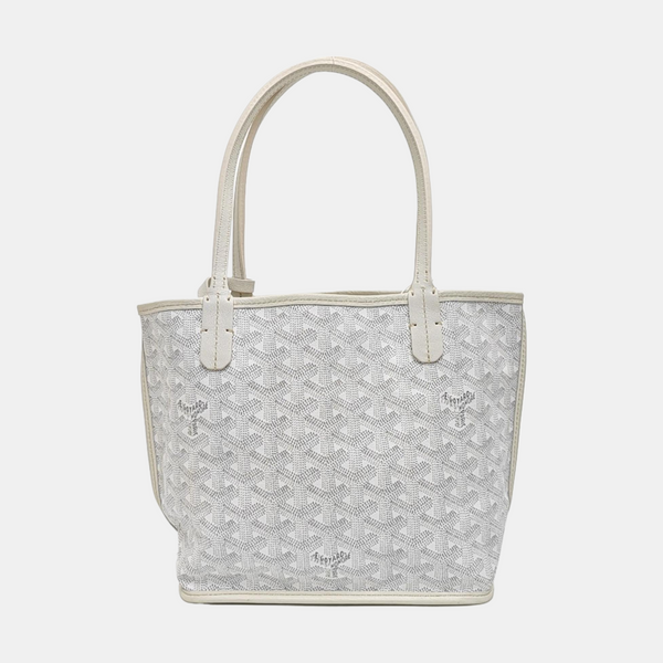 Anjou Mini Coated Canvas White