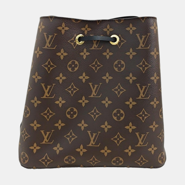 NÉONOÉ MM Monogram Coated Canvas Brown