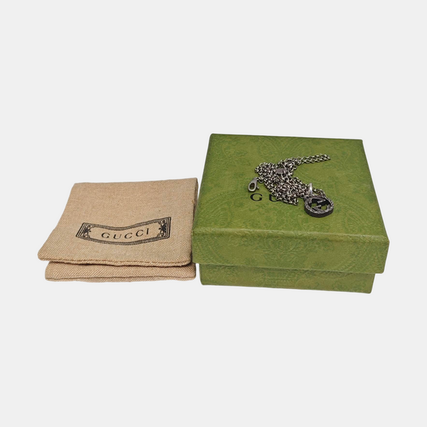Interlocking G 925 Sterling Silver Necklace