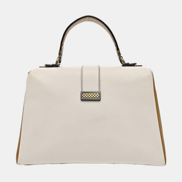 Piazza Small Calfskin Beige