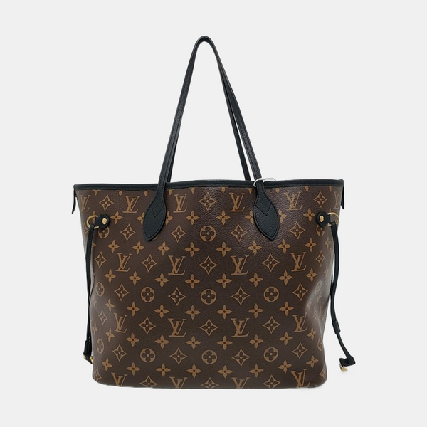 NEVERFULL INSIDE OUT MM Monogram Calfskin Black