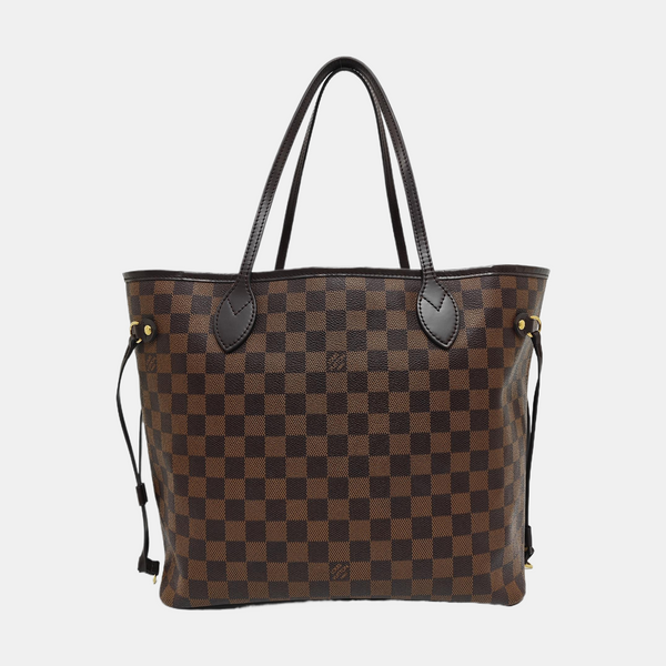 NEVERFULL MM Damier Ebene Coated Canvas Brown