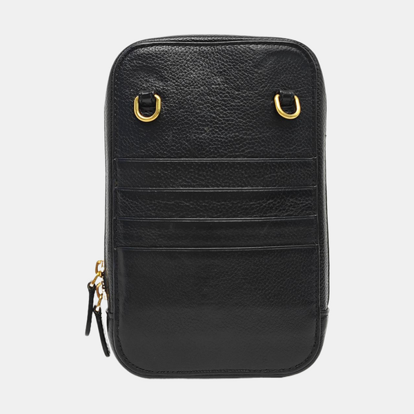Calfskin Crossbody Bag Black