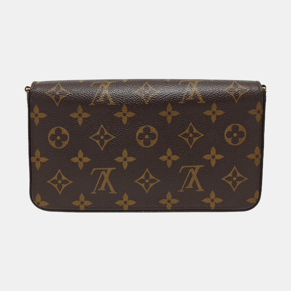 FÉLICIE Monogram Coated Canvas Brown