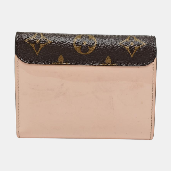 CHERRYWOOD Monogram Calfskin Pink Wallet