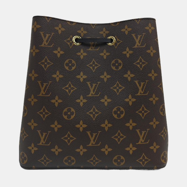 NÉONOÉ MM Monogram Coated Canvas Brown