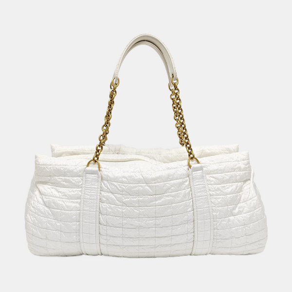 Quilted Fabric White