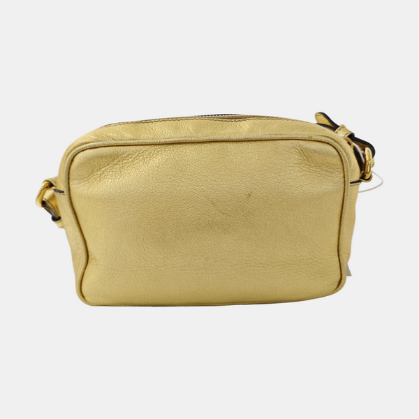 Calfskin Shoulder Bag Gold