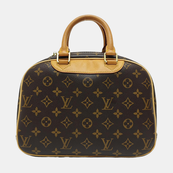 DEAUVILLE Monogram Coated Canvas Brown