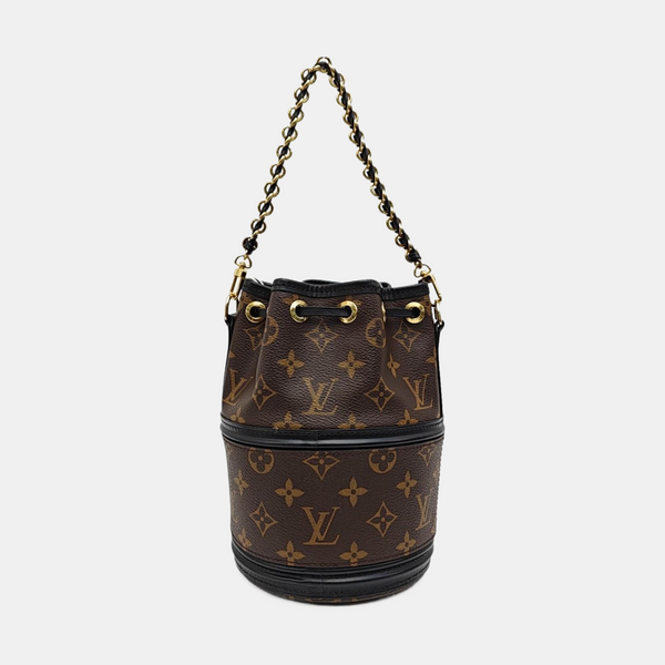 CANOÉ Monogram Coated Canvas Brown