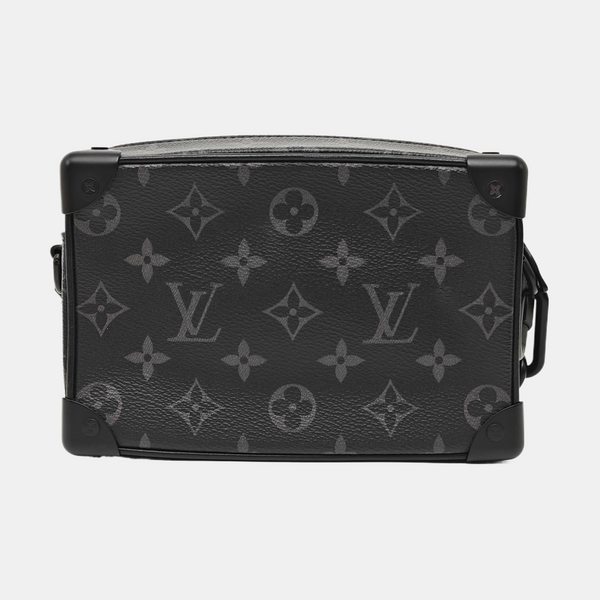 SOFT TRUNK Mini Monogram Coated Canvas Black