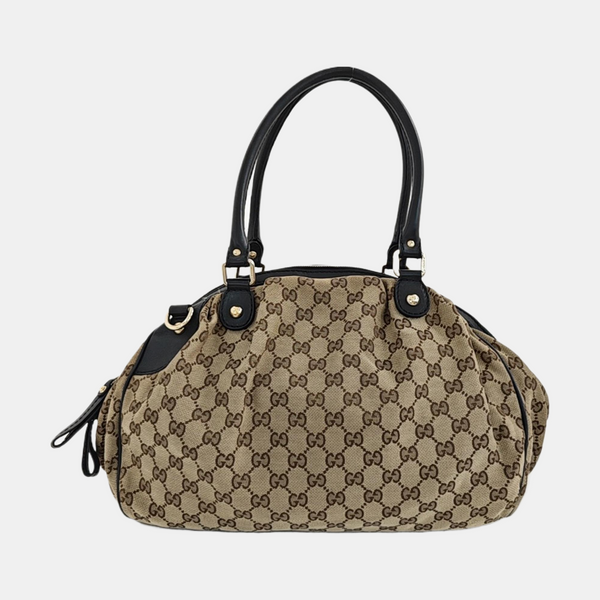 Sukey Monogram Canvas Black