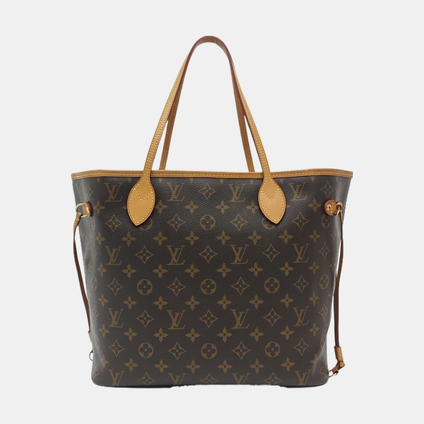 NEVERFULL MM Monogram Coated Canvas Brown