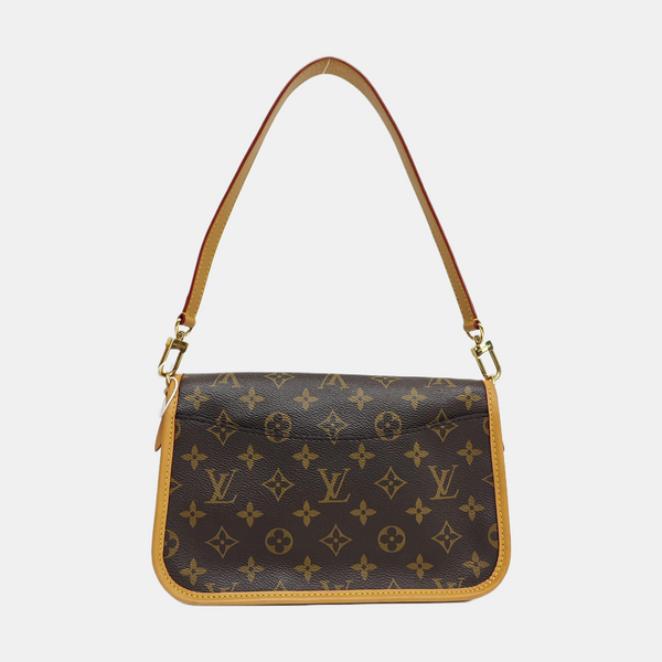 DIANE Monogram Coated Canvas Brown