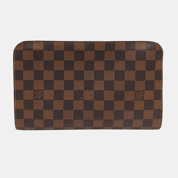 SAINT LOUIS Damier Ebene Coated Canvas Brown