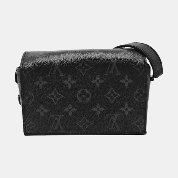 STEAMER Mini Monogram Coated Canvas Black