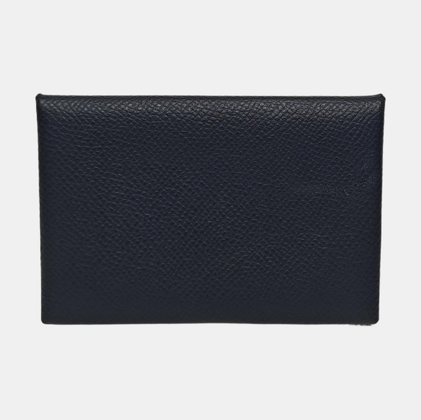 Calvi Epsom Blue Card Holder