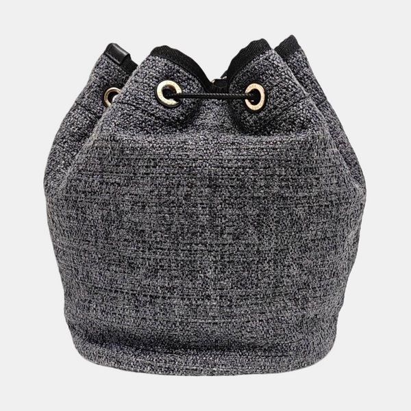 Authenticated pre-owned DEAUVILLE Small Fabric Grey - Bucket Bag at Looply